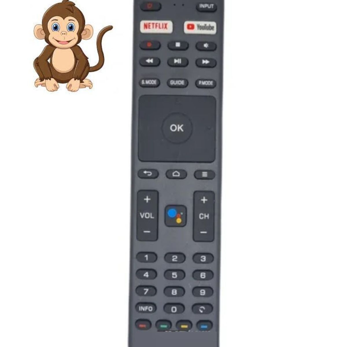 UNIVERSAL - Control Remoto Para Tv Jvc Lt-58kb618  Pilas