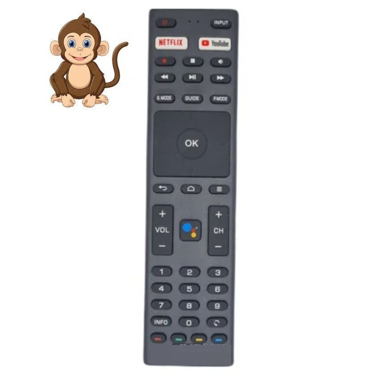 UNIVERSAL - Control Remoto Para Tv Jvc Lt-58kb618  Pilas