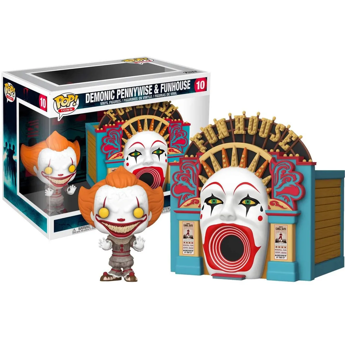 FUNKO - Funko Pop Demonic Pennywise y Funhouse - IT 2 Town Terror