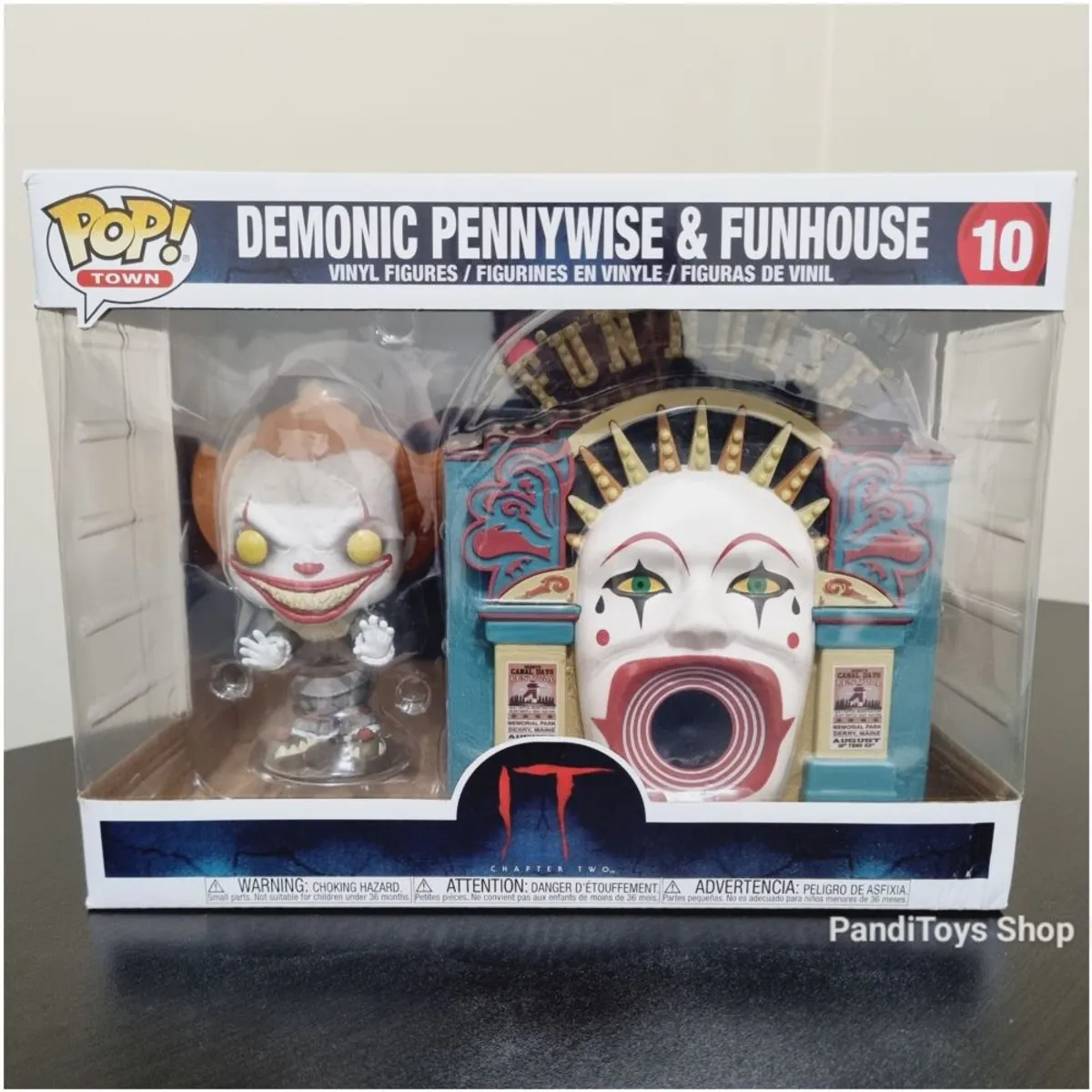 FUNKO - Funko Pop Demonic Pennywise y Funhouse - IT 2 Town Terror