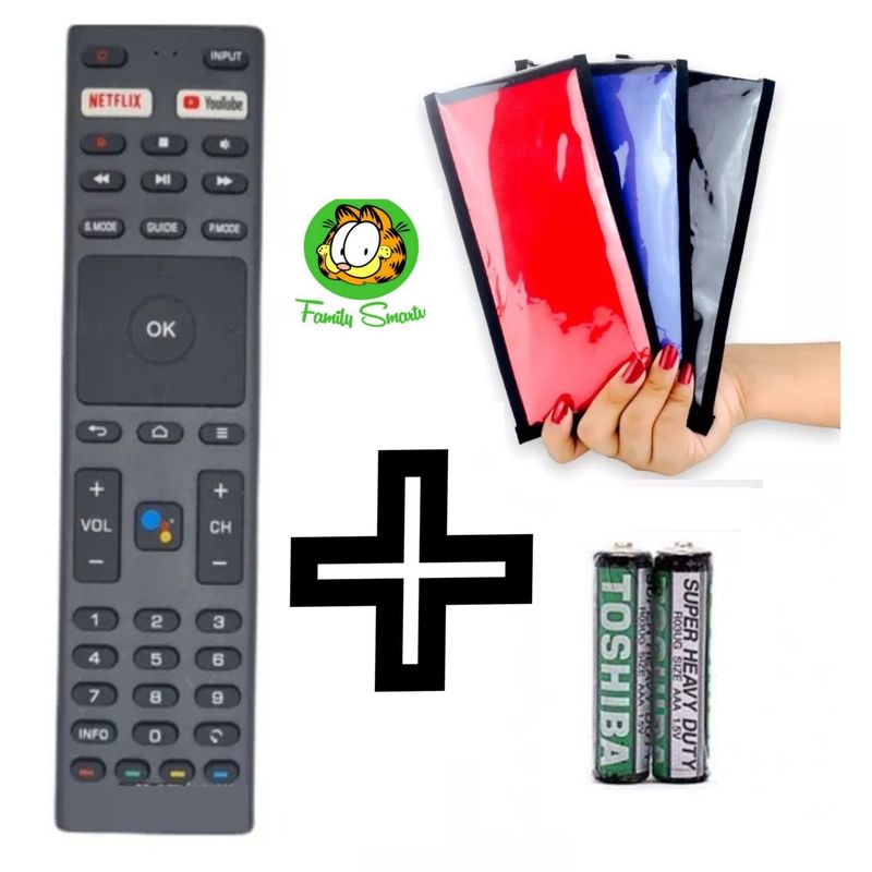 UNIVERSAL - Control Remoto Para Tv Jvc RMC-3363  Funda  Pilas