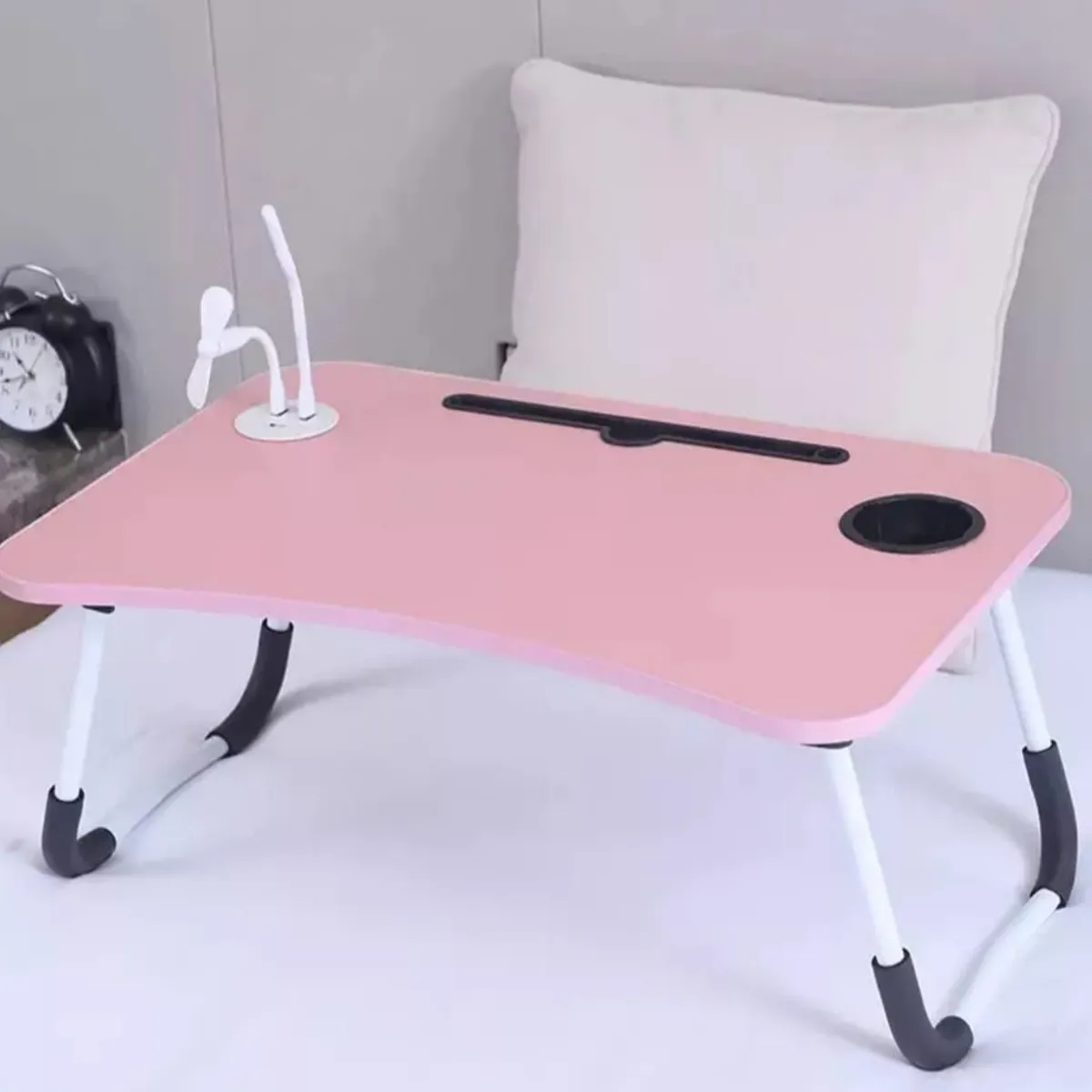 GENERICO - MESA PARA LAPTOP PLEGABLE SIN USB ROSADO