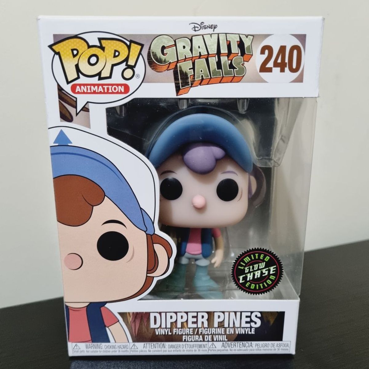 FUNKO - Funko Pop Dipper Pines Chase - Gravity Falls Glows Brilla