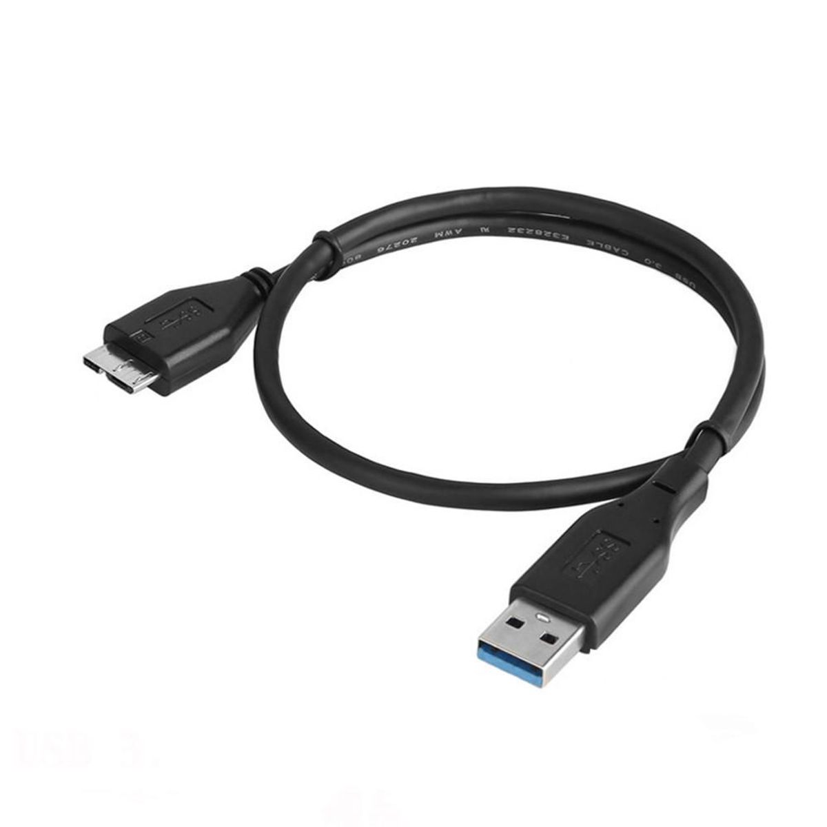 GENERICO - Cable USB 3,0 macho A Micro B-Para Disco Duro Externo Hdd