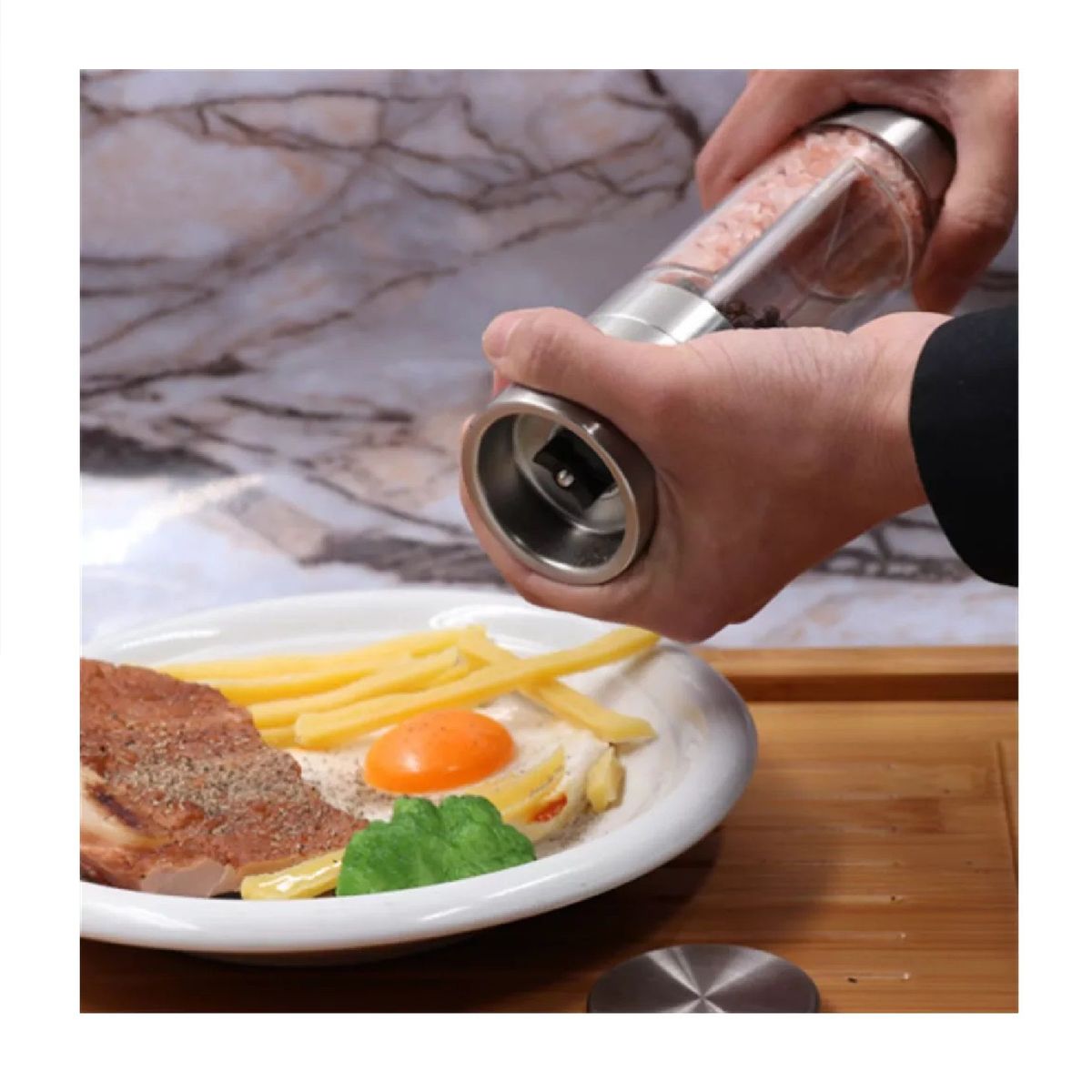 OTTOWARE - Molinillo de Pimienta Manual 2 en 1