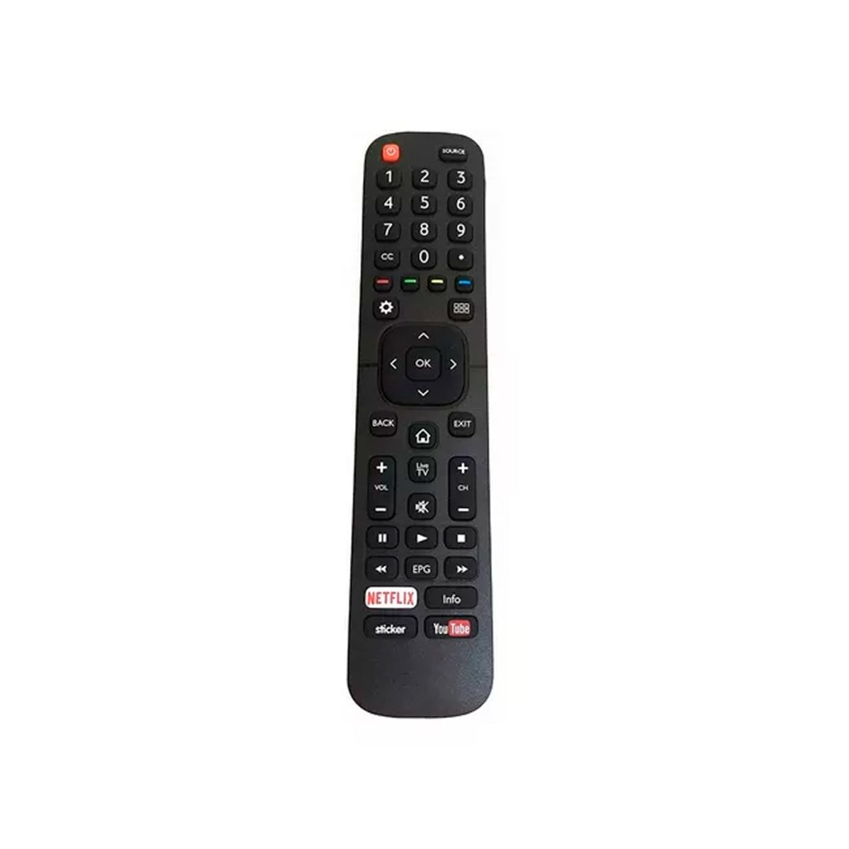 GENERICO - CONTROL REMOTO COMPATIBLE PARA SMART TV HISENSE