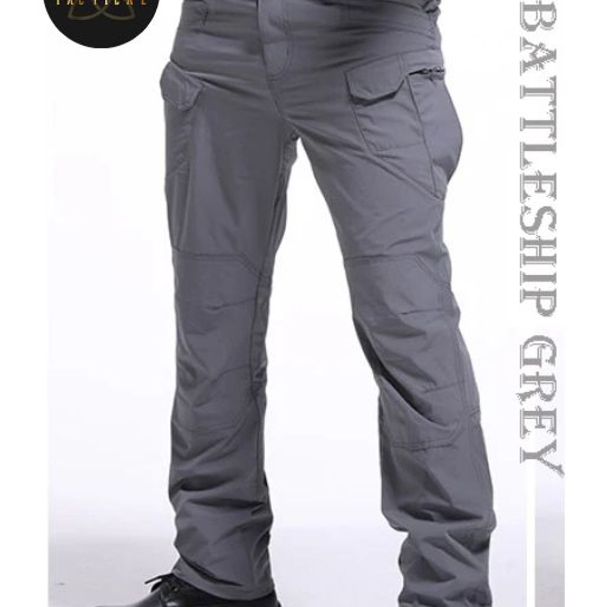 GENERICO - Pantalón Impermeable Plomo Gris