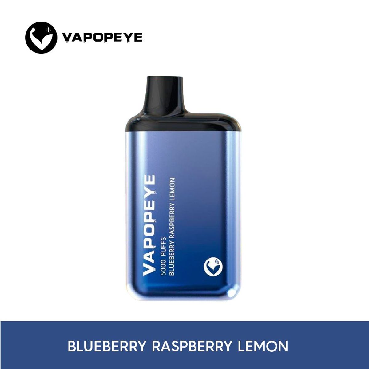 VAPOPEYE - Vape descartable 5000 Puffs - Blueberry Raspberry Lemon