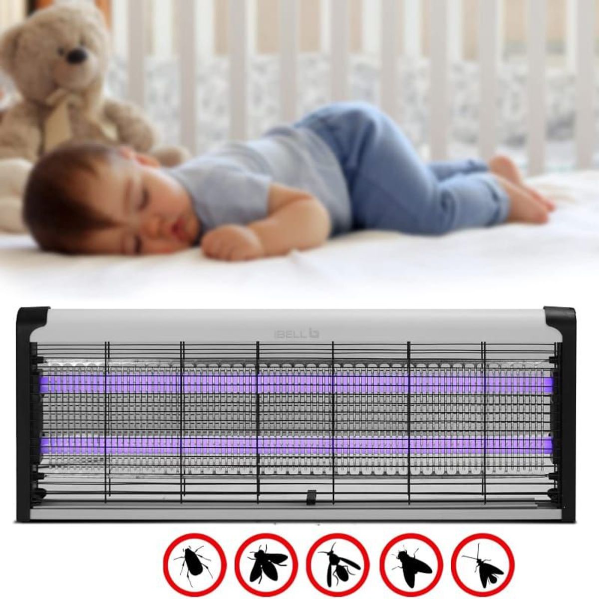 OEM - Mosquitero Mosquitoculor Electrico Tipo Panal hasta 50m2 de Area