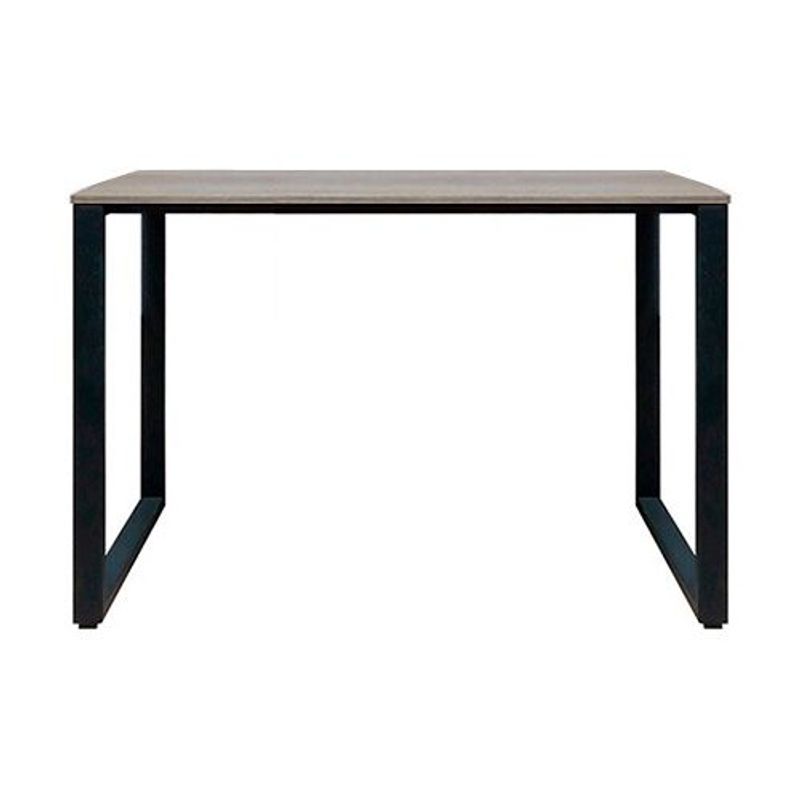 ZIYAZ - Escritorio OH 90X50 CENIZO - BASE NEGRO