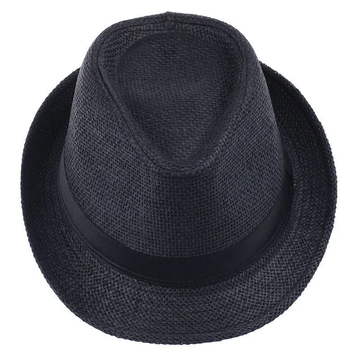 KAST PE - Sombrero Fedora Hombre Trilby Ala chica - Negro