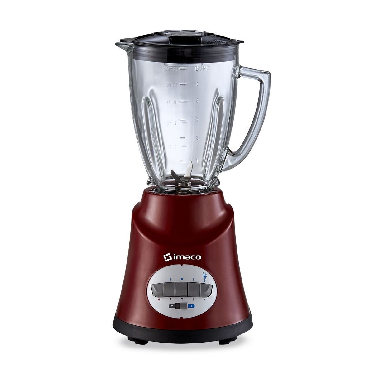 IMACO - Licuadora IMACO de 8 Vel. 500 Watts BL8155R Rojo