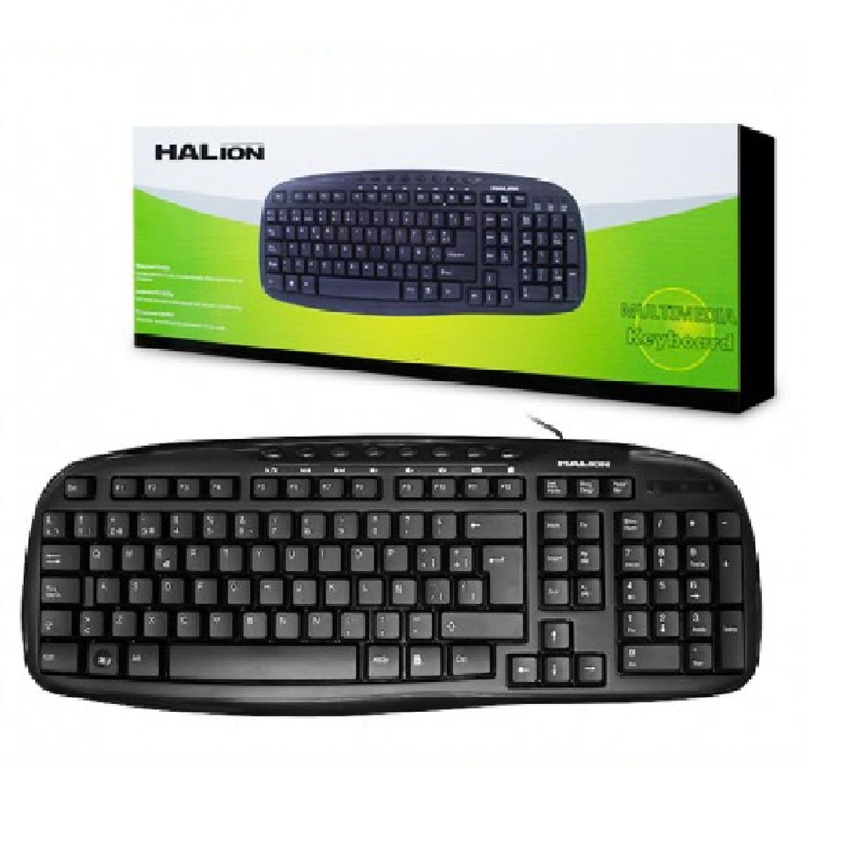 HALION - Teclado Multimedia e Internet Halion HA-K901