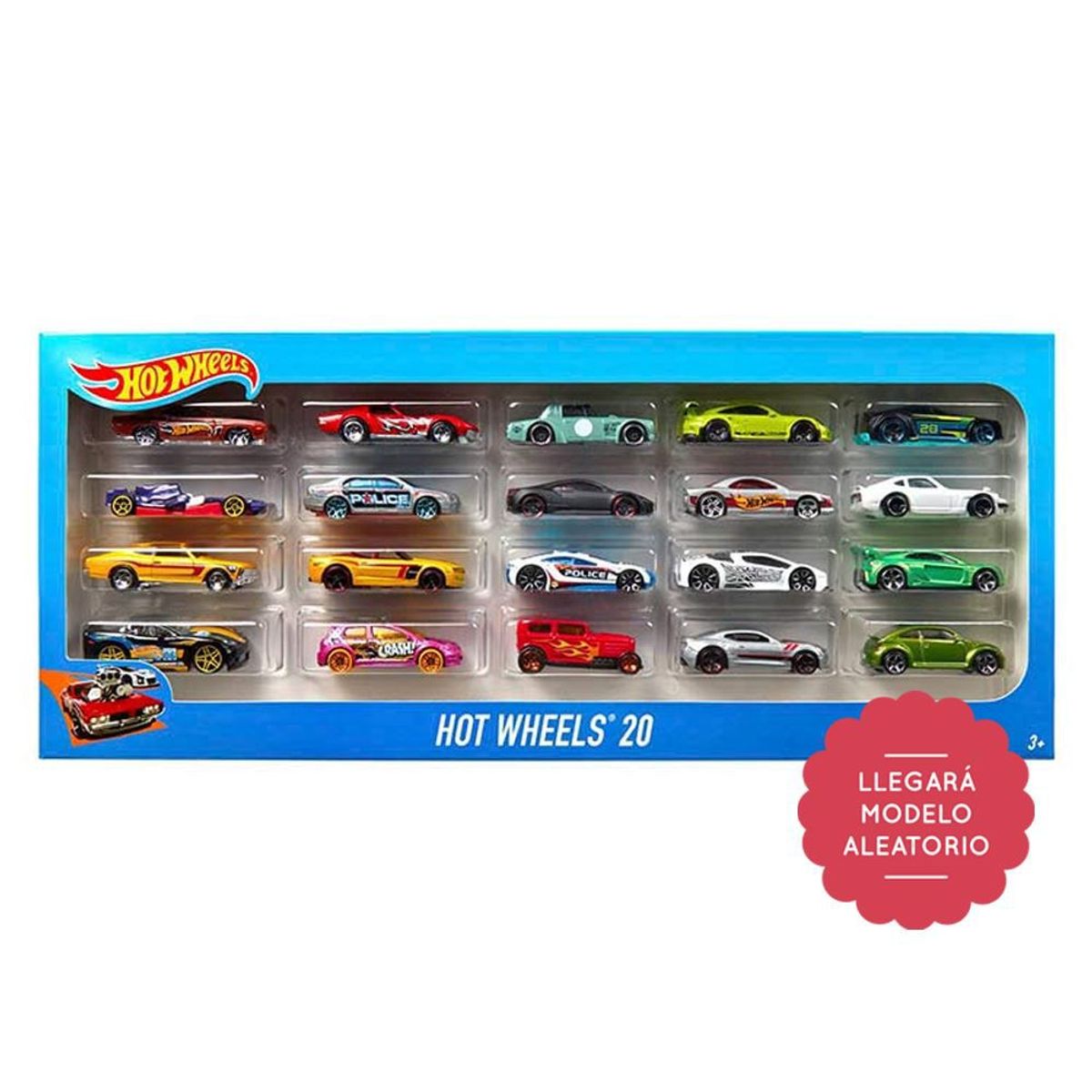 HOT WHEELS - Paquete de 20 Autos Hot Wheels