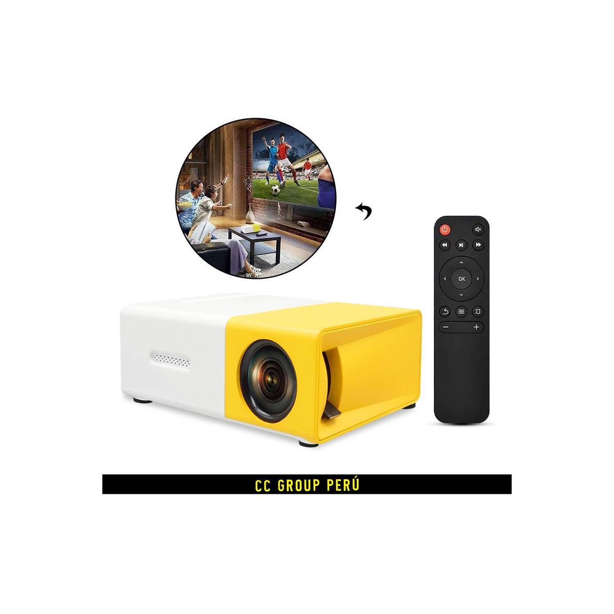 GENERICO - Mini Proyector Portátil Led - Aleatorio