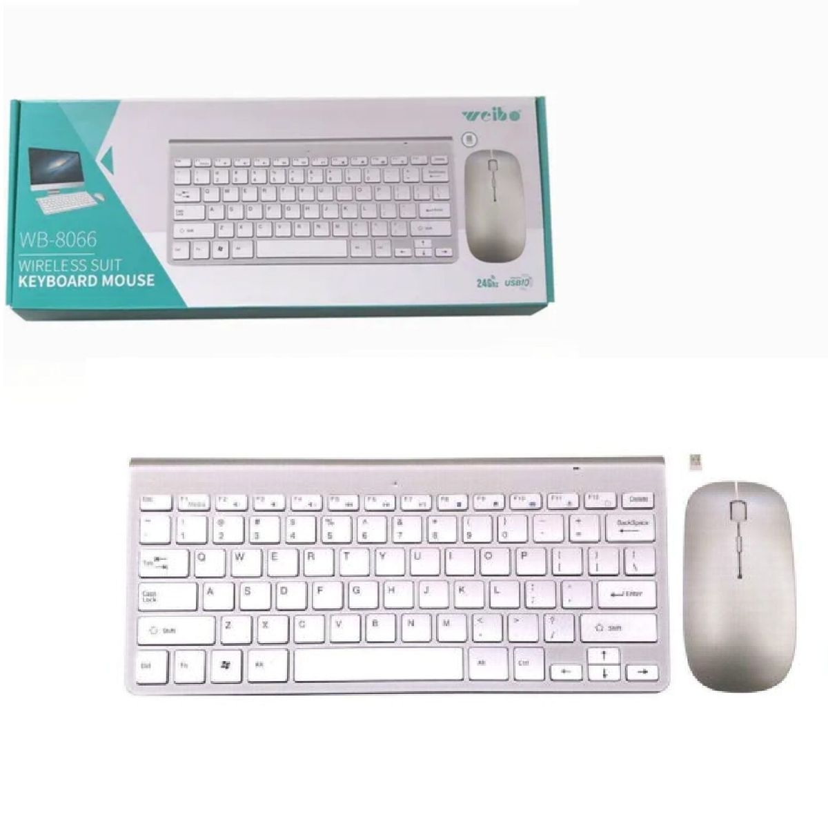 GENERICO - KIT TECLADO Y MOUSE BLUETOOTH
