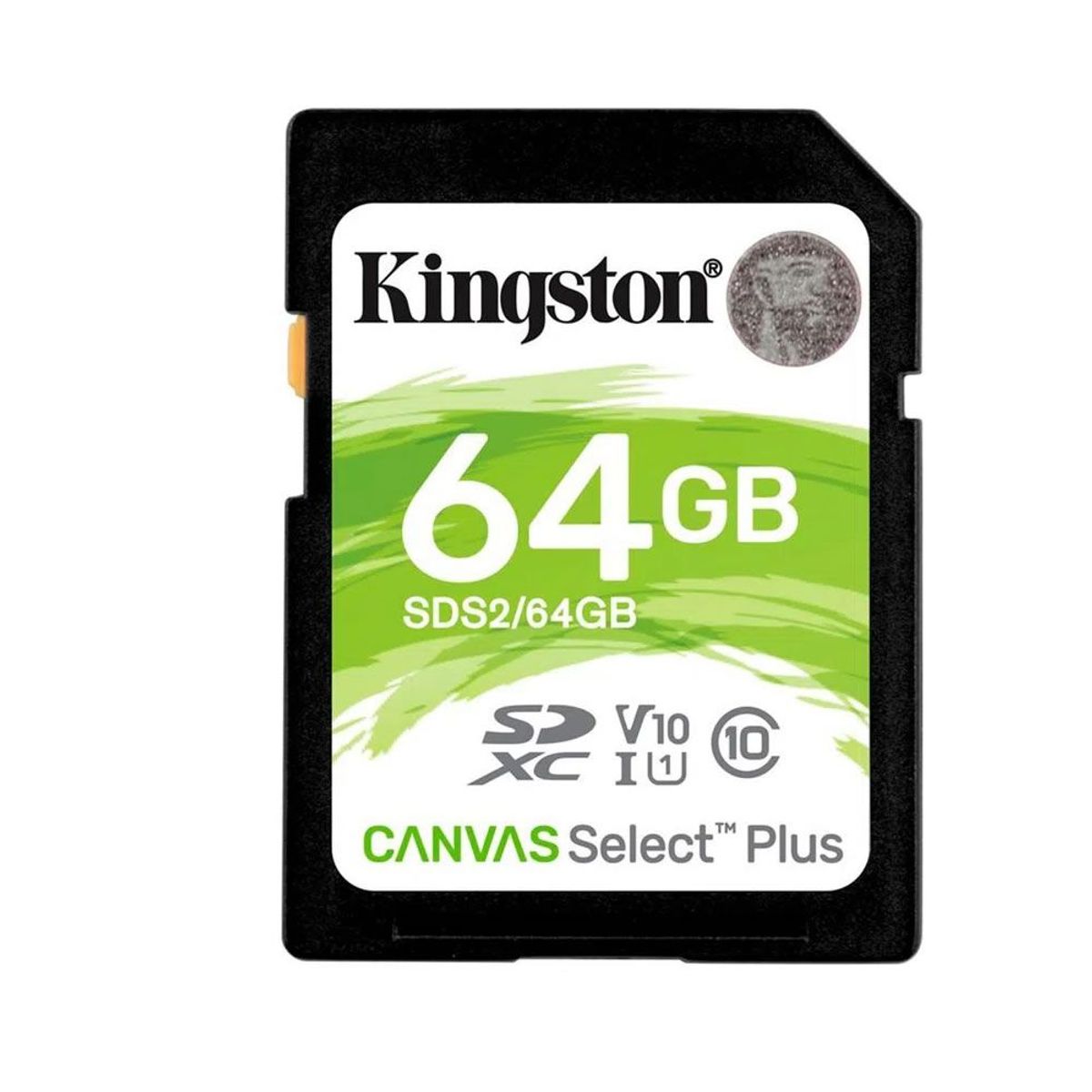 KINGSTON - Memoria SD 64GB Kingston Canvas Selet Plus 100Mbs UHS-I