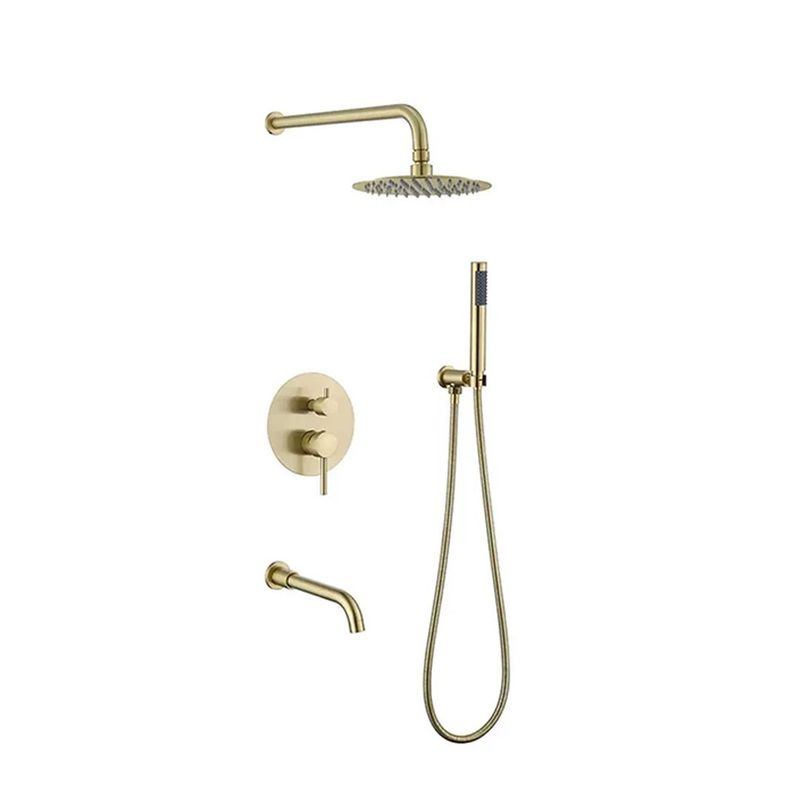 XM - MEZCLADORA PARA DUCHA Y TINA DORADO REDONDO MT304- 010D307
