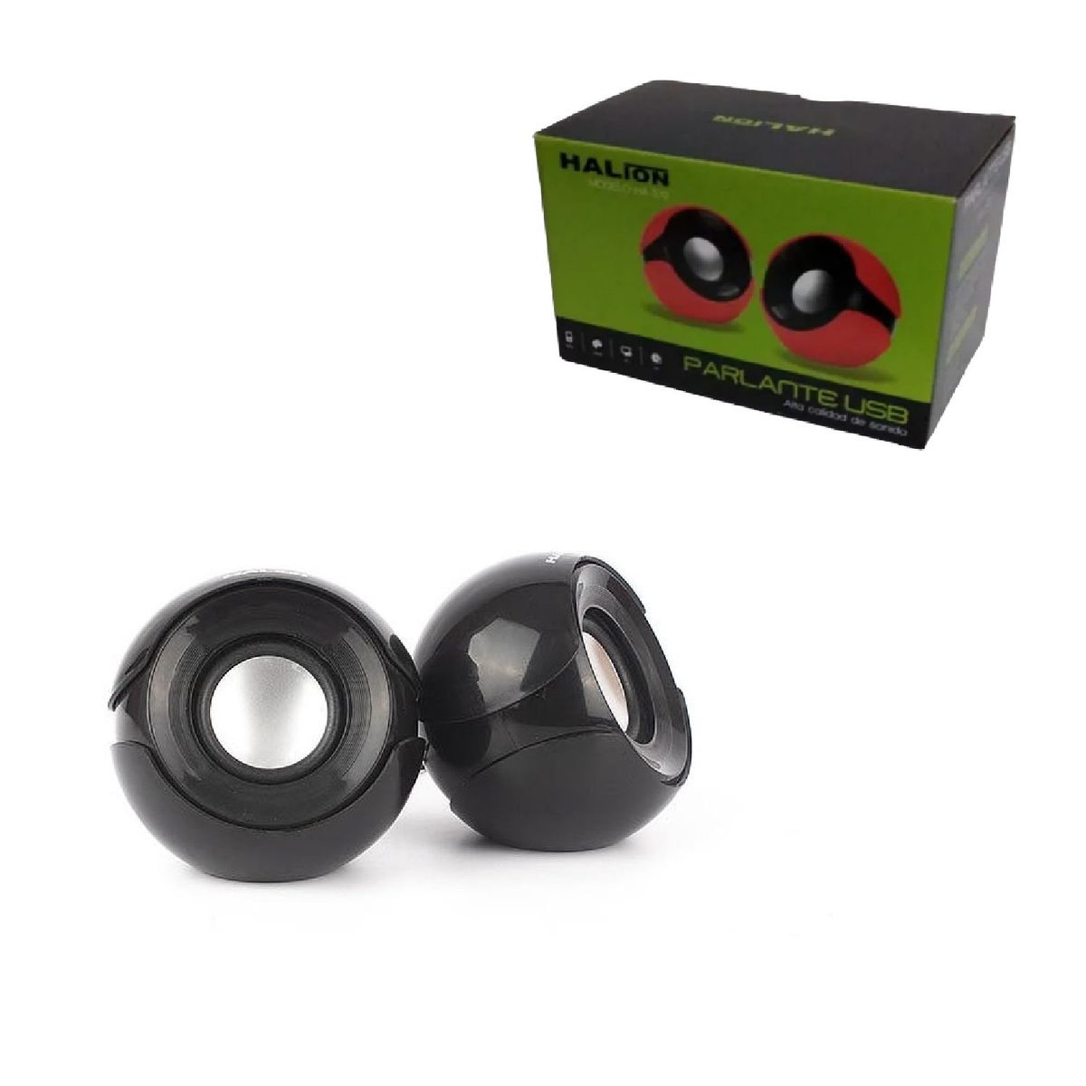 HALION - PARLANTE USB 2.0 HALION HA-S12 - Negro