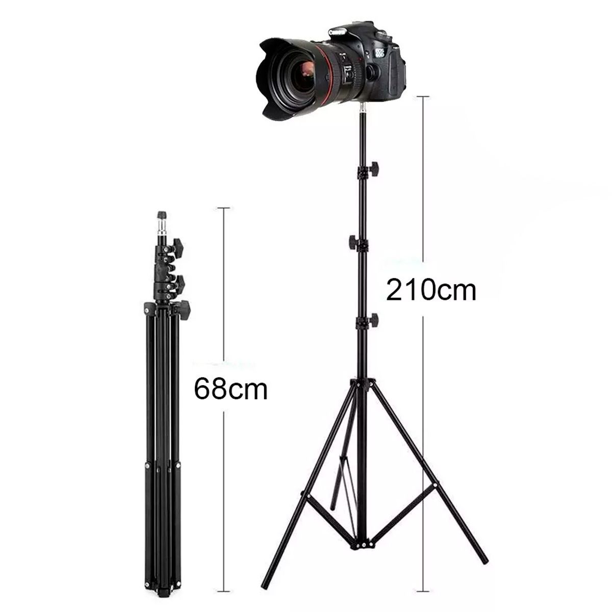 SEISA - Trípode Parante 2.10 Metros RegulablePara Cámaras Foto Video Tiktok