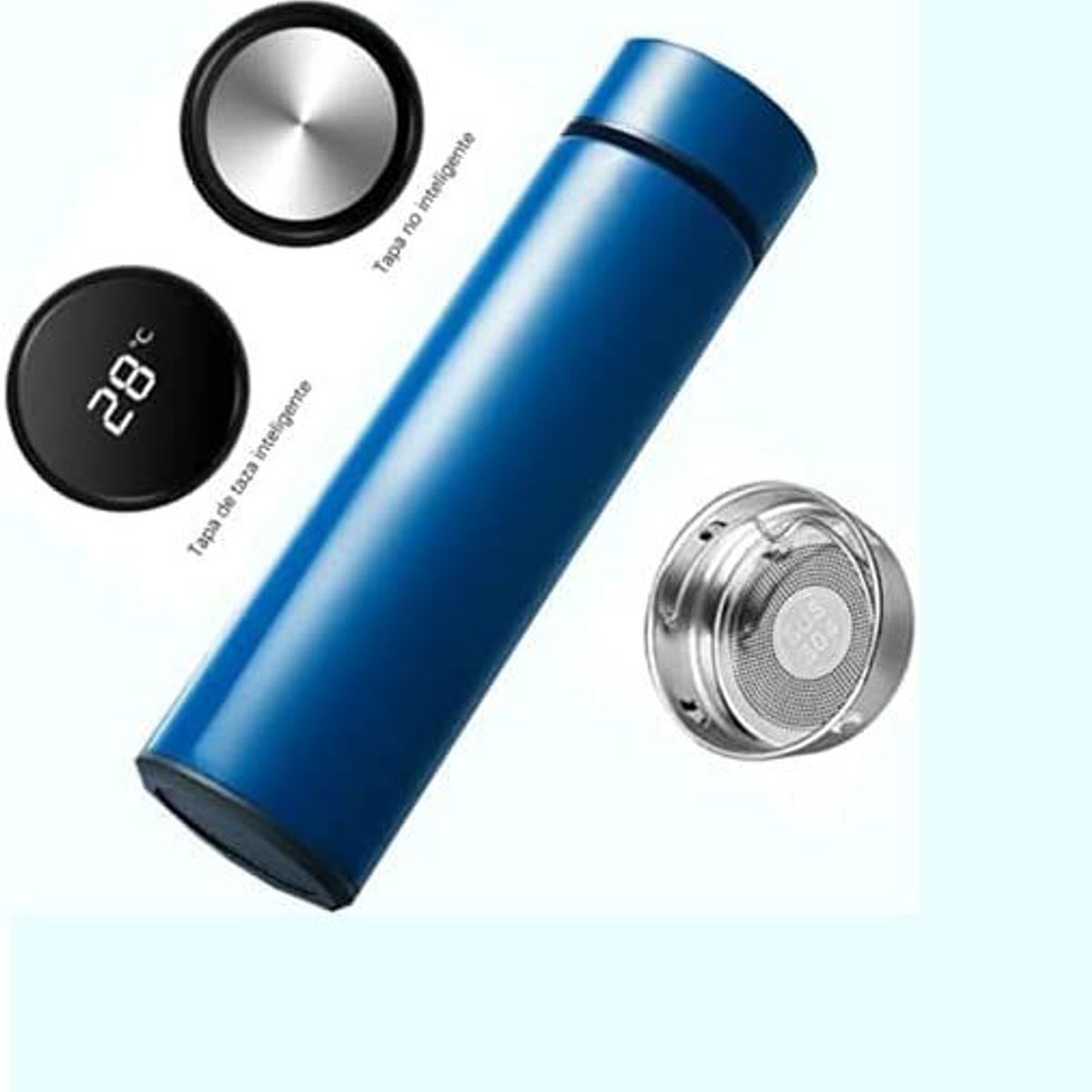 GENERICO - TERMO LED INTELIGENTE AZUL