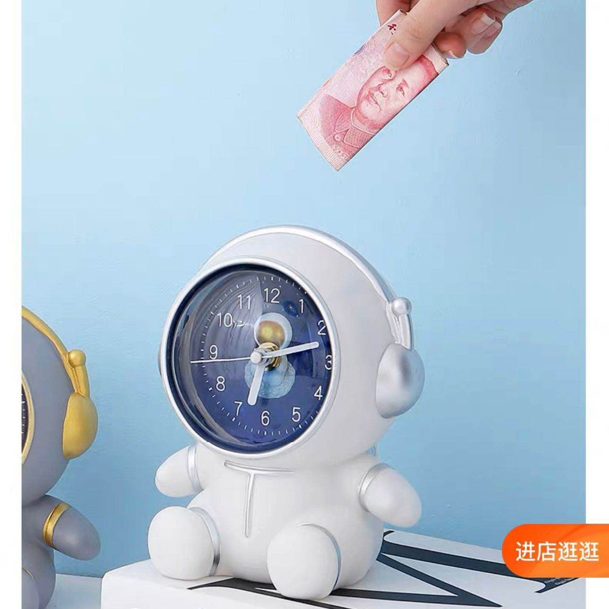 GENERICO - Reloj Alcancia Analogico P Niños Niñas modelo Astronauta