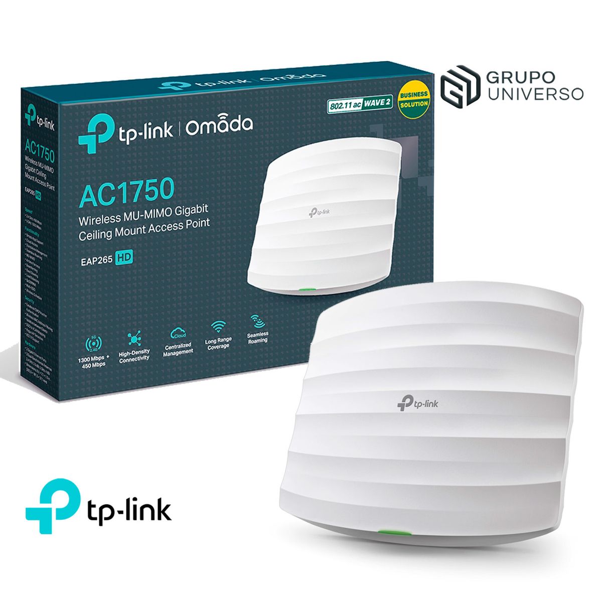 TP LINK - EAP265HD TP-Link AC1750 Wireless MU-MIMO Gigabit Access Point