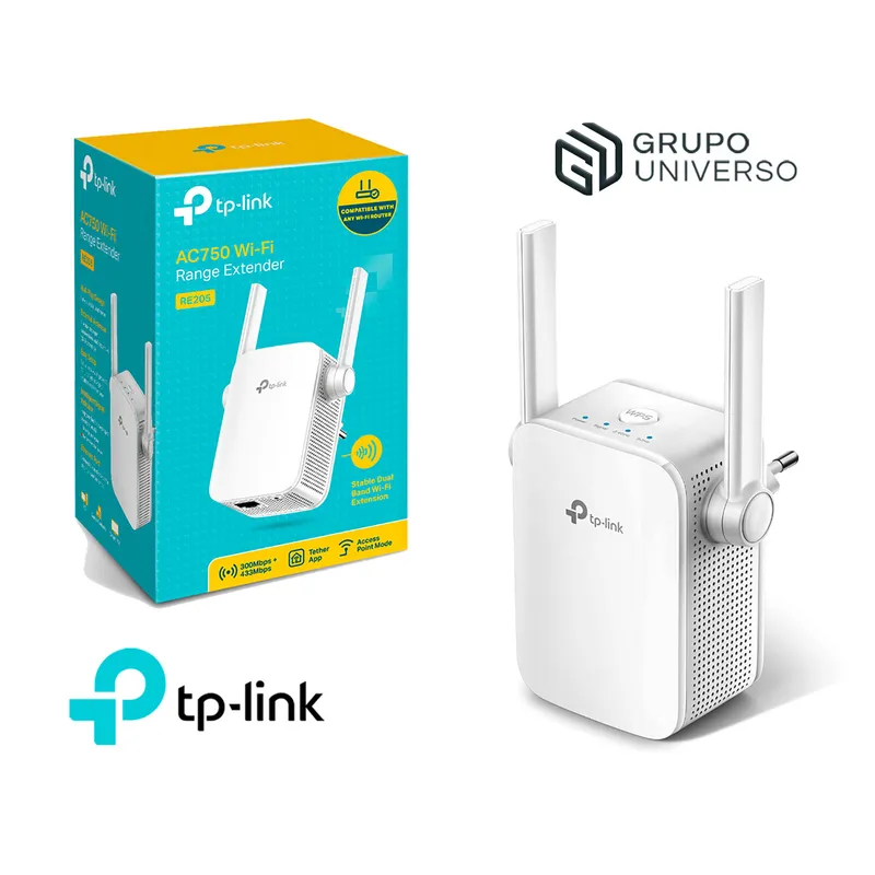 TP LINK - RE205 TP-Link Extensor De Rango Wifi AC750 Doble Banda