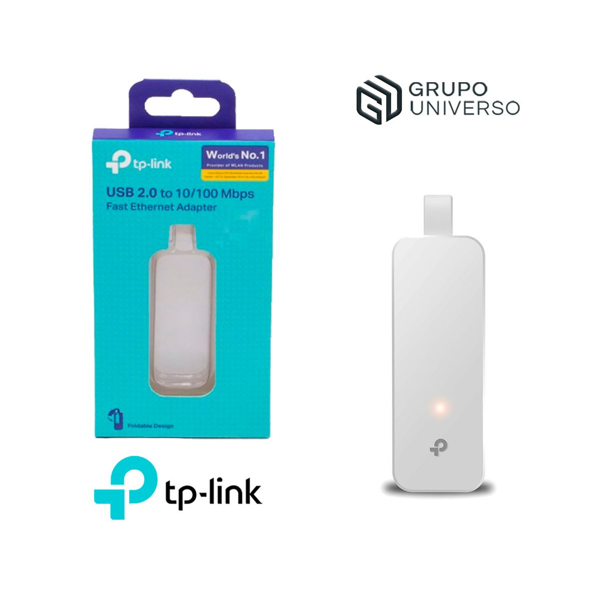 TP LINK - UE200 TP-Link Adaptador De Red Usb 2.0 a Ethernet a 100mbps