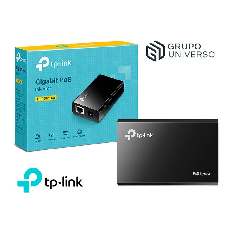 TP LINK - TL-POE150S TP-Link Adaptador Split Power Over Ethernet Poe