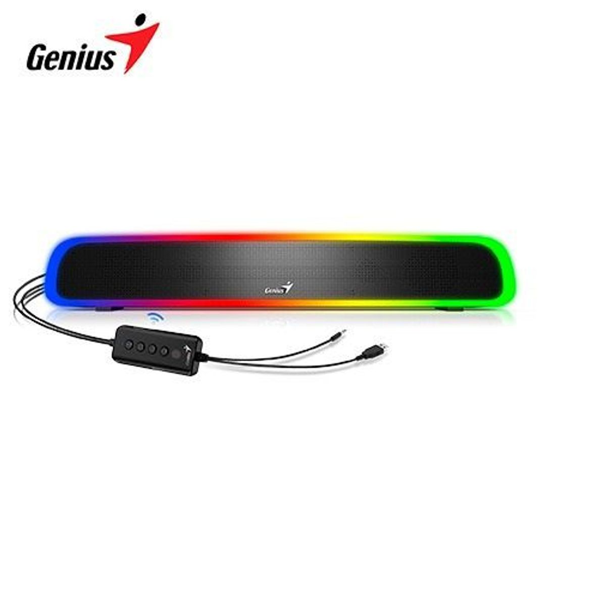 GENIUS - Parlante Bluetooh Rgb Sound Bar Genius 200Bt Usb Barra Led Tv