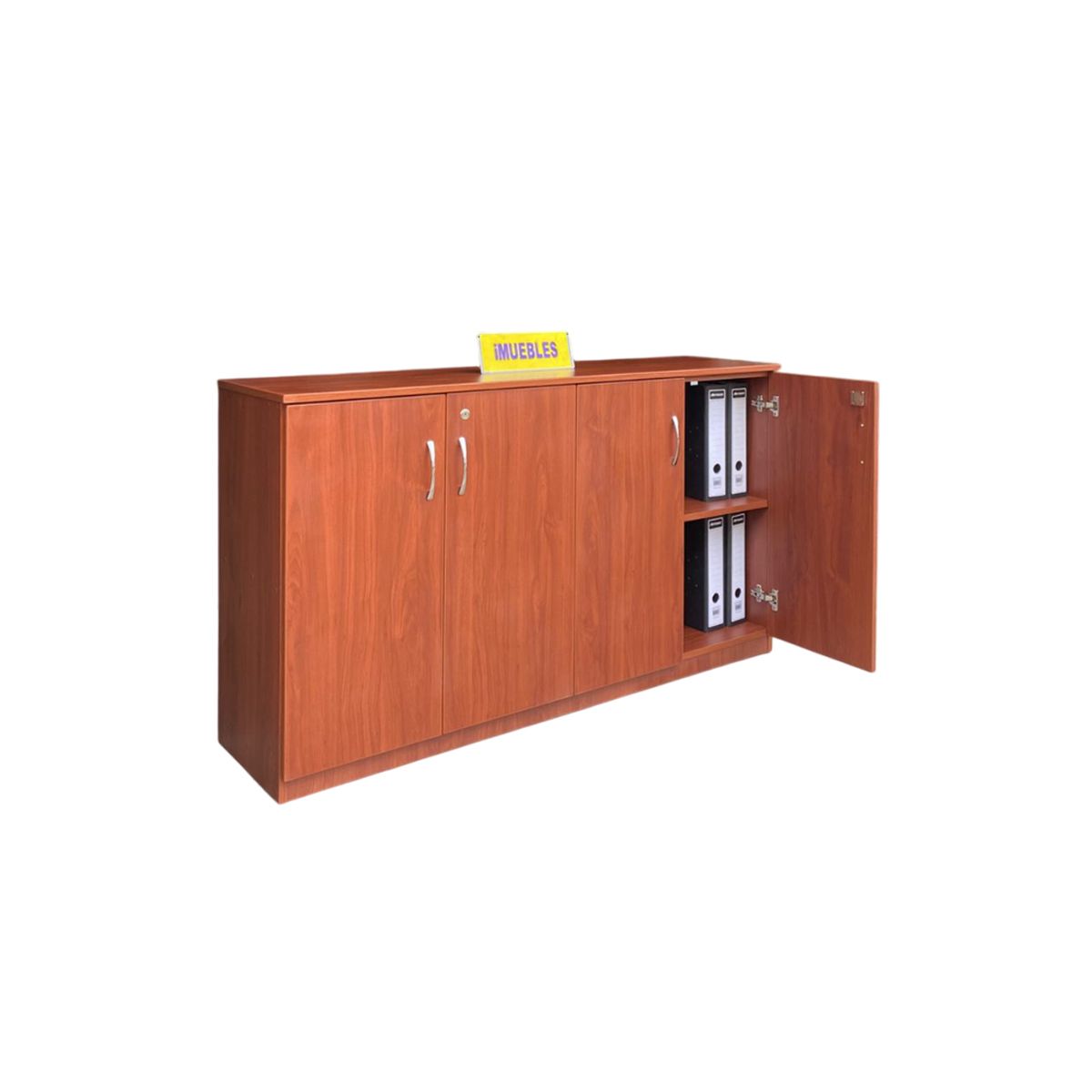TEMEL - Credenza Mueble de Oficina Organizador de Archivos Cedro
