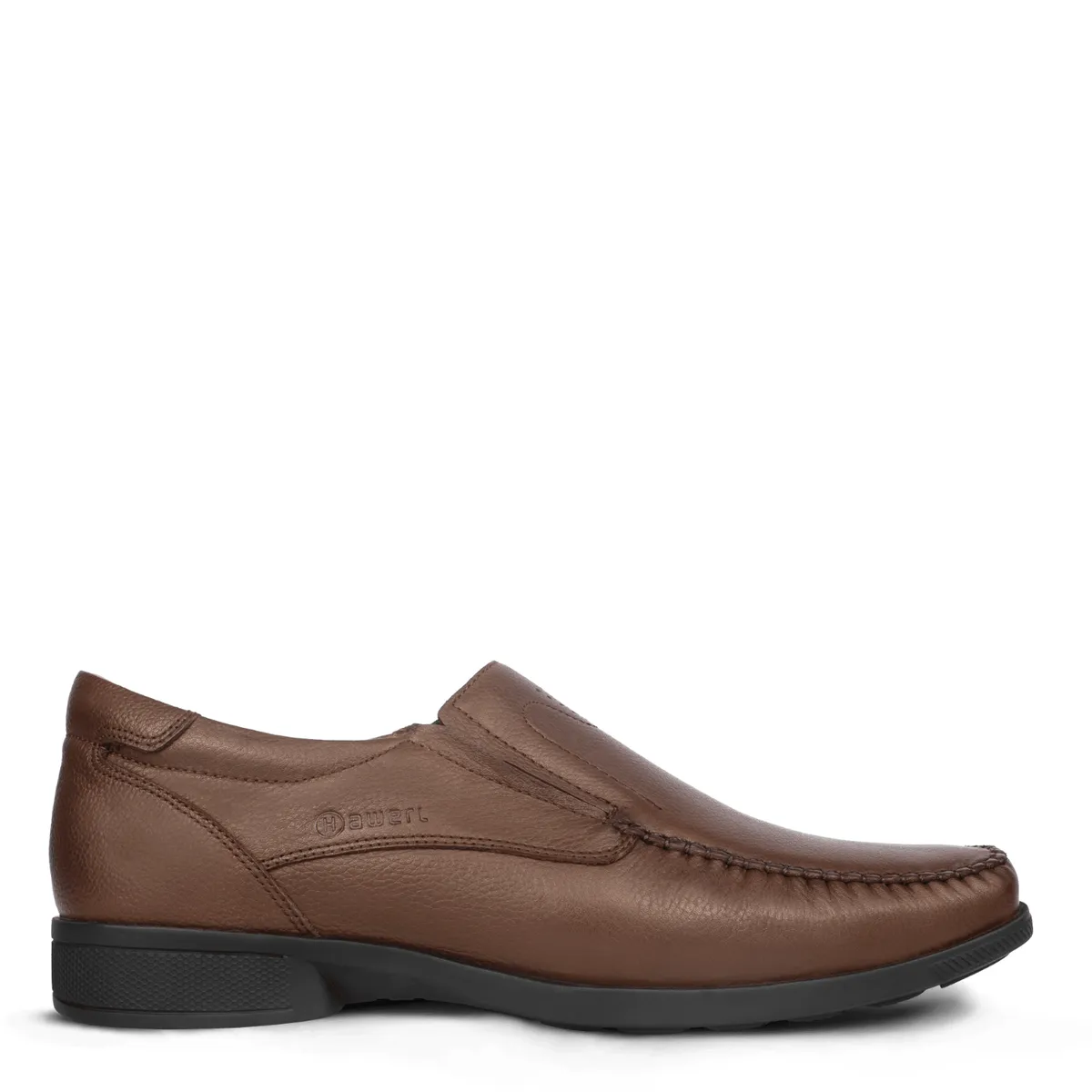 HAWERL - Zapato Confort Vestir Hombre H301 Marrón