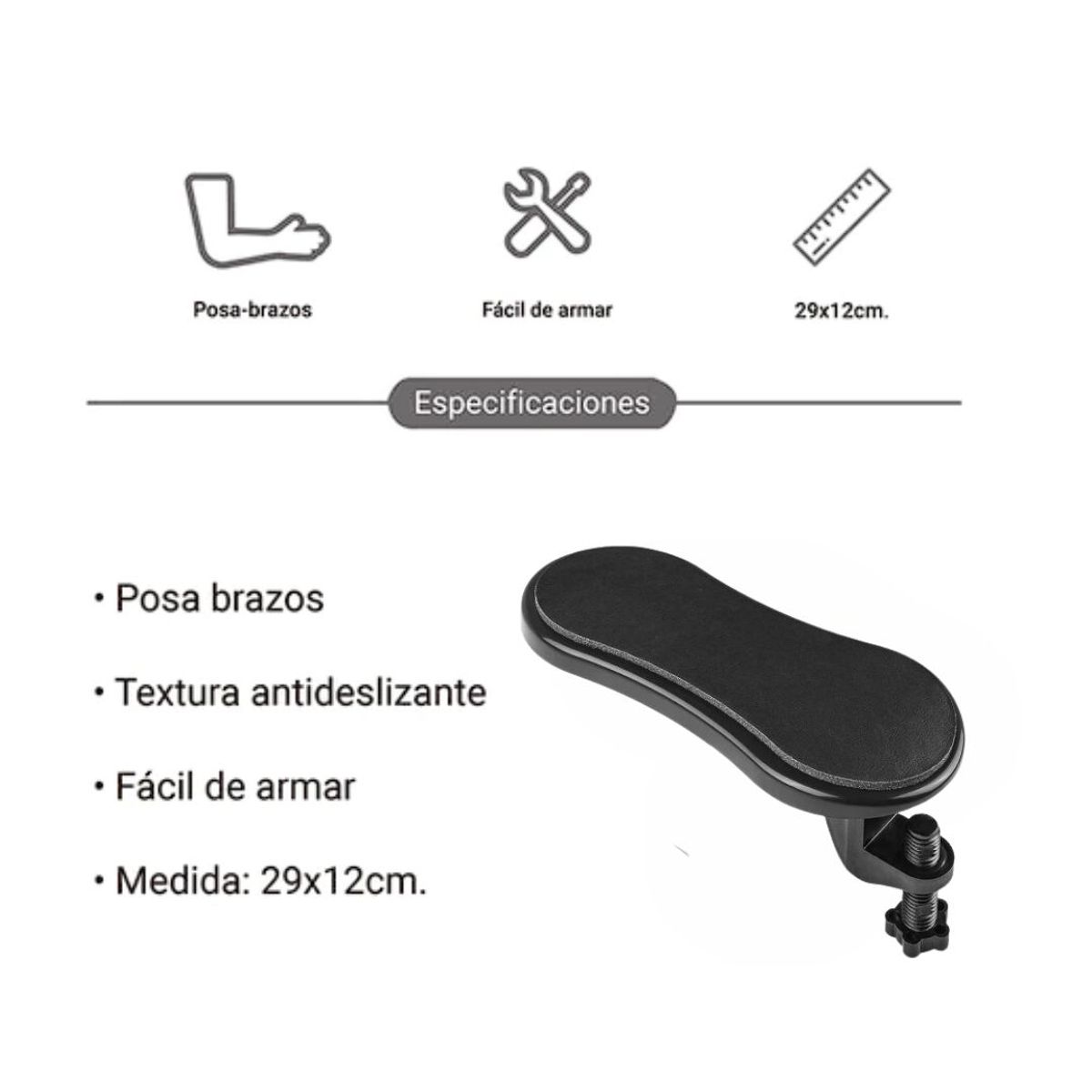 KAST PE - ArmPad Soporte Para Brazos de Escritorios