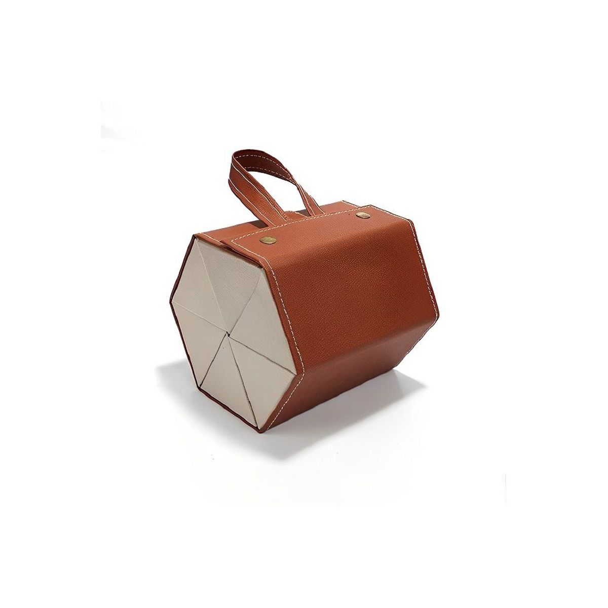 GENERICO - Organizador Plegable de Lentes con 6 Ranuras - Marron