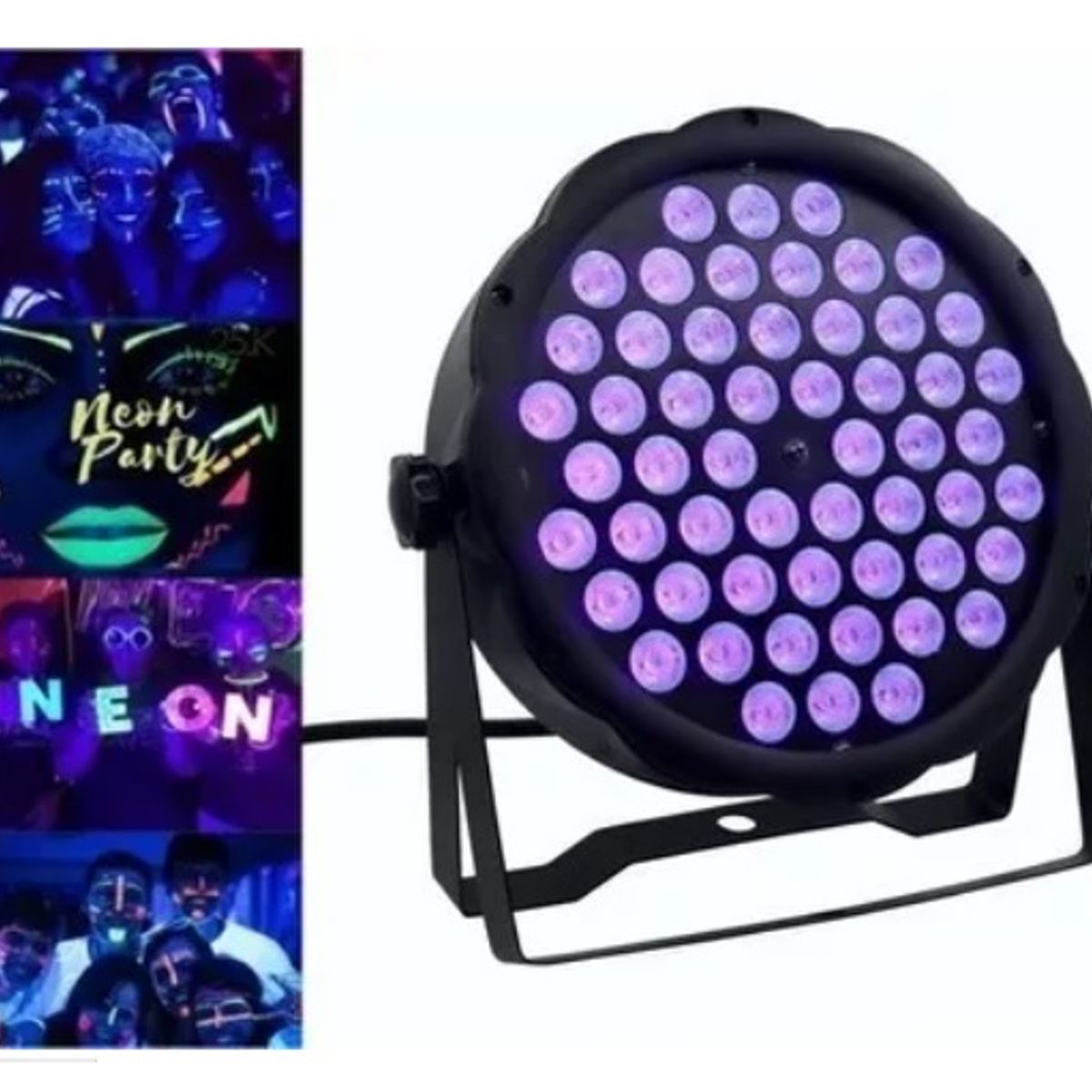 GENERICO - PAR LED  SLIM DE 54 UV