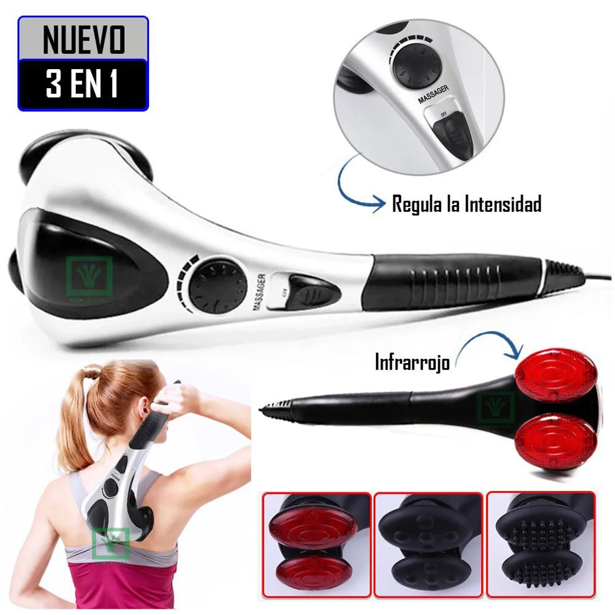 GENERICO - Masajeador Eléctrico Corporal con Infrarrojo