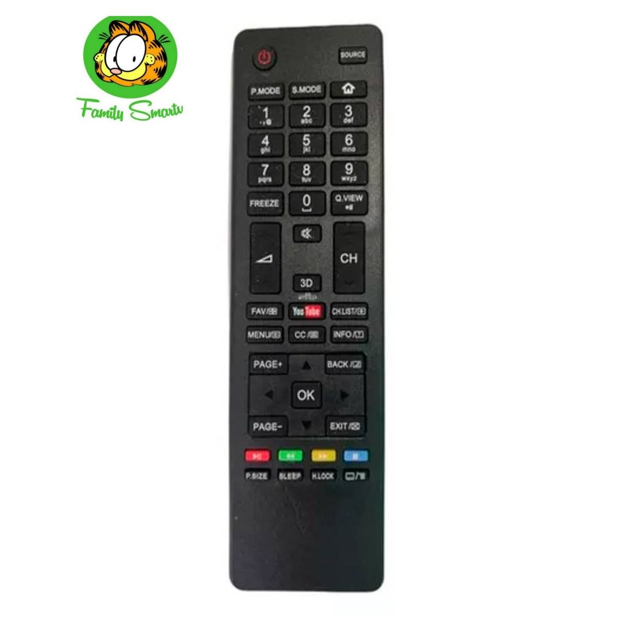 UNIVERSAL - Control Remoto Haier Smart tv  Pilas