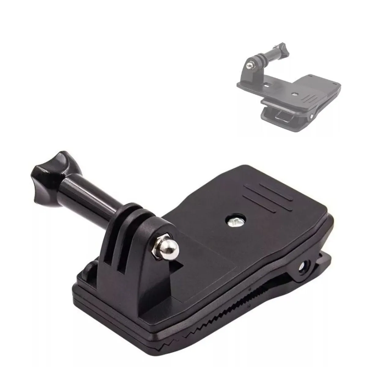 GENERICO - Accesorio Gopro Clip 360° Gancho Mochila Para Gopro Sjcam