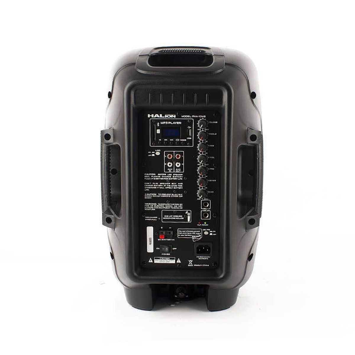 HALION - PARLANTE ACTIVO HALION PHA-10MB 1UHF MIC BATERIA