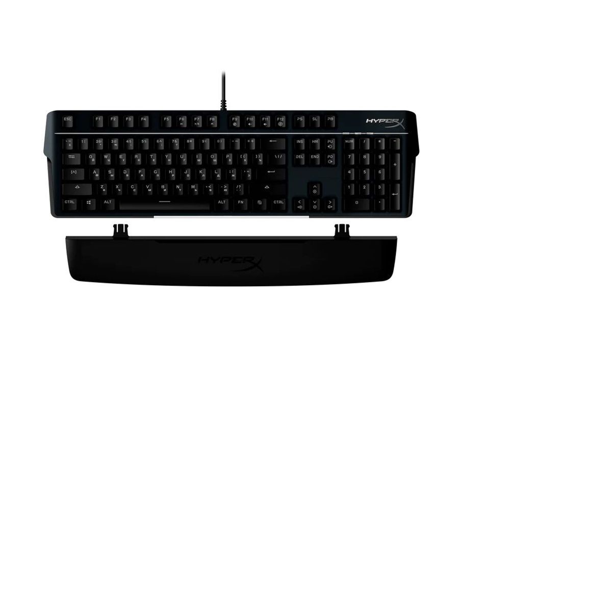 HYPERX - Teclado Gaming mecánico HyperX Alloy MKW100 RGB dinámico USB Ingles