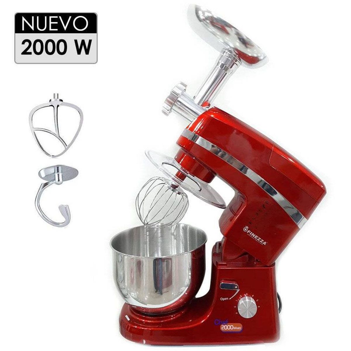 FINEZZA - Batidora Orbital con Moledor Bate - Amasa - Mezcla