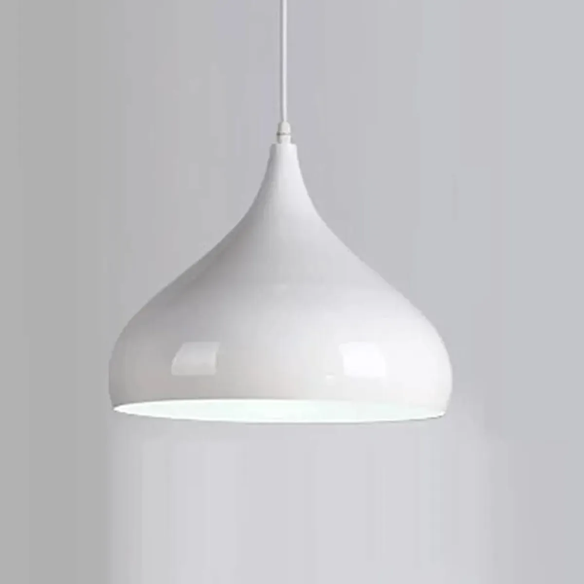 GENERICO - Lámpara colgante kiss color blanco e27