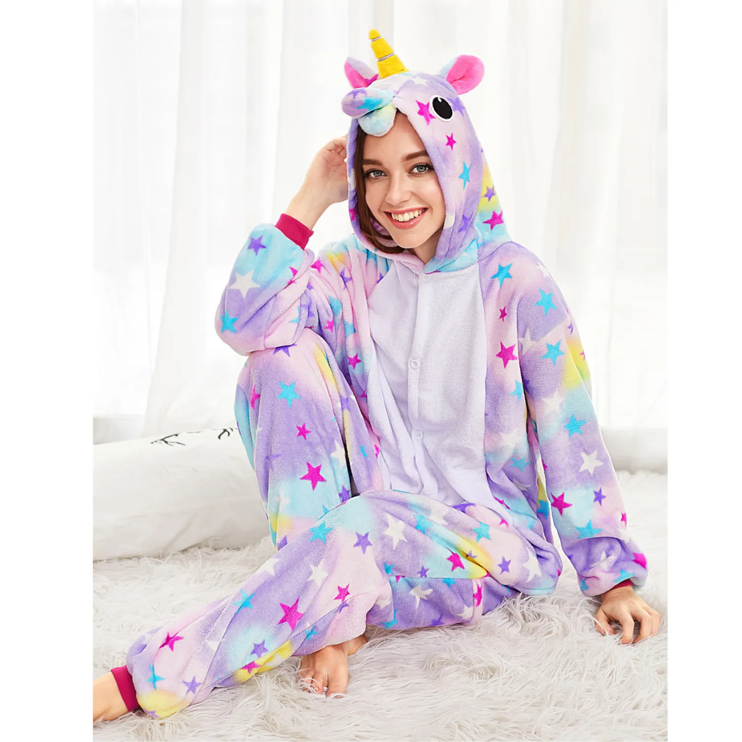 Onesie Unicornio De Pijama Unicórnio Pijamas Kigurumi Onesie