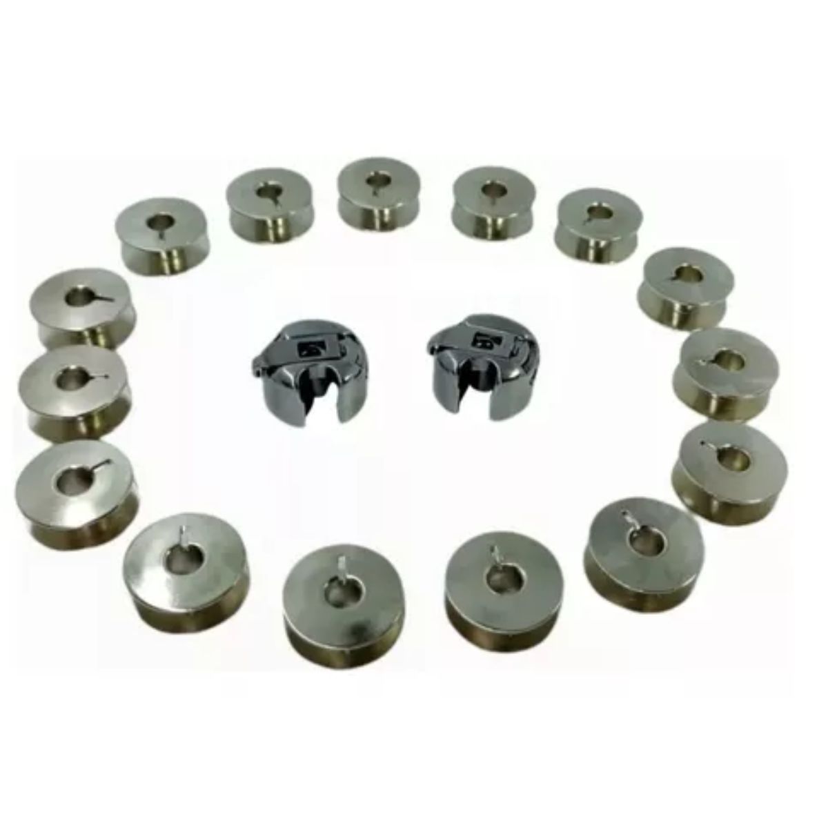 JUKI - Para Máquina Recta Industrial, 2 Bobinas, 15 Carretes