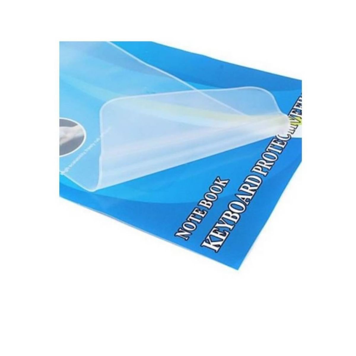 UNIVERSAL - Protector de Teclado Laptop Universal Silicona Blanco