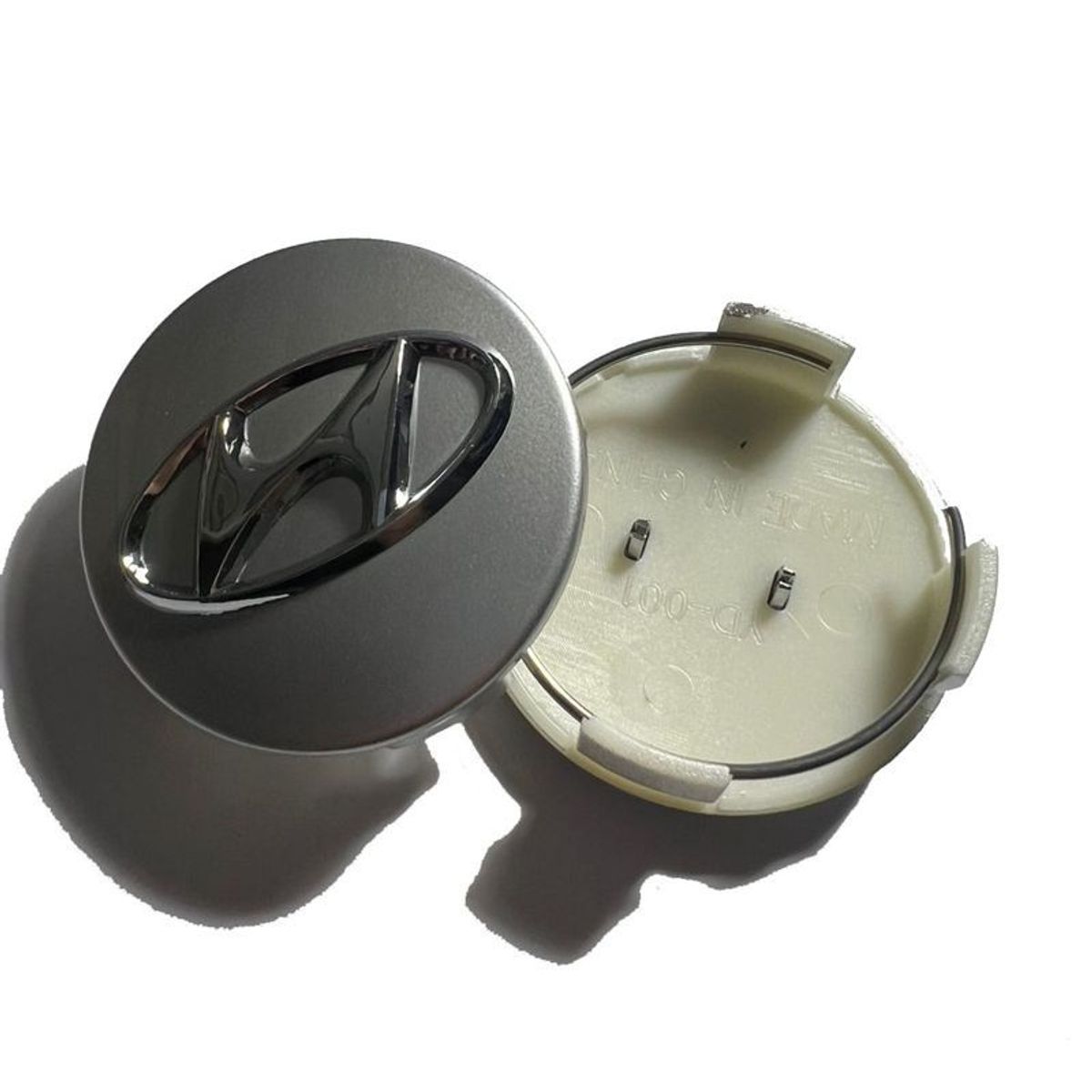 GENERICO - Tapa Central compatible con Aro Hyundai 60mm (Juego 4 Unids)