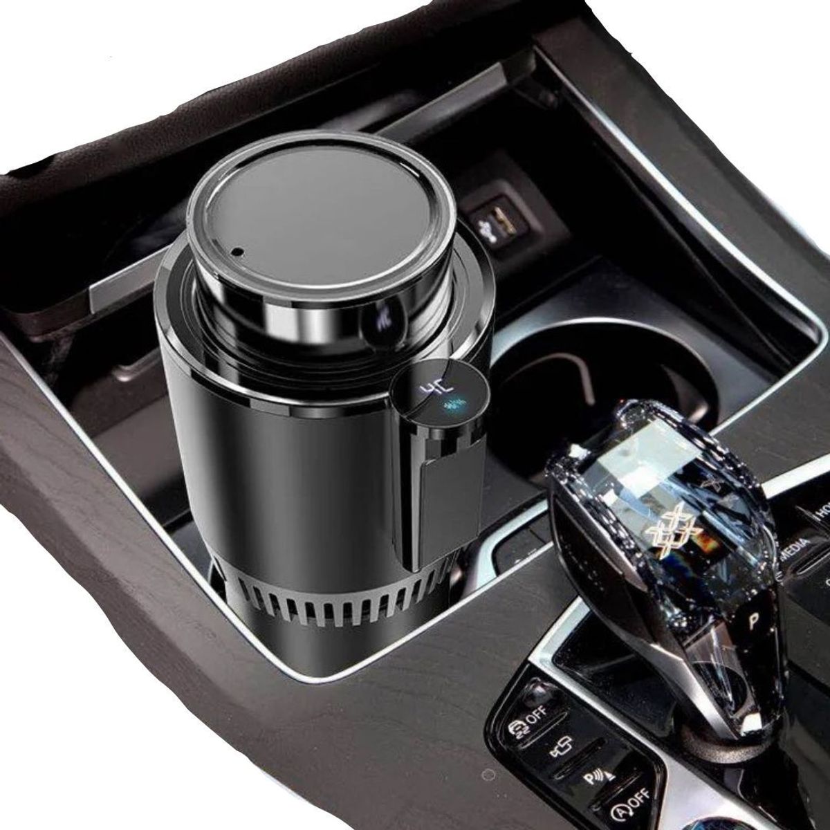 GENERICO - PORTAVASOS ENFRIA Y CALIENTA BEBIDAS DENTRO DEL AUTO