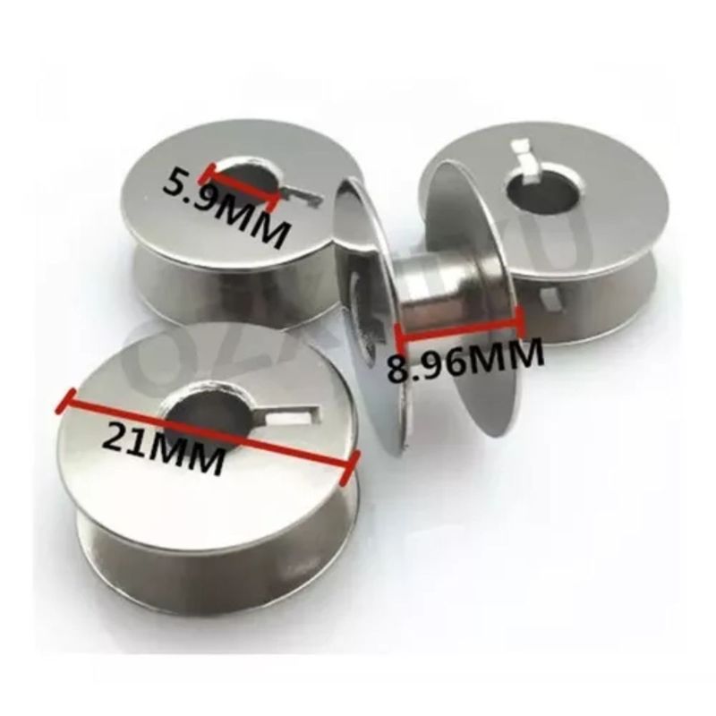 GENERICO - 50 Carrete De Acero Para Maquina Industrial Recta