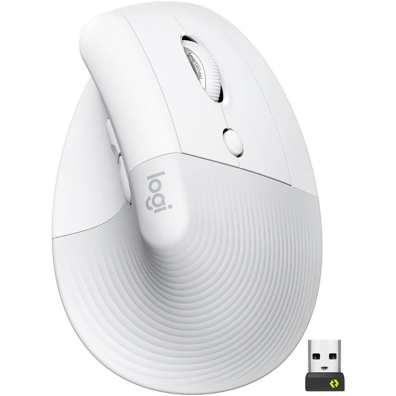 LOGITECH - Mouse Logitech Lift Wireless Vertical Ergonómico Blanco